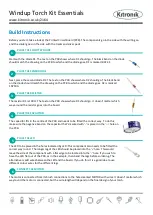 Preview for 2 page of Kitronik WIND UP TORCH KIT Essential Information