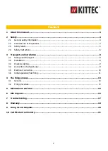 Предварительный просмотр 2 страницы Kittec CB Series User Manual