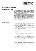 Предварительный просмотр 8 страницы Kittec CB Series User Manual