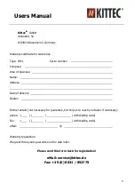 Предварительный просмотр 3 страницы Kittec Slab roller RM 1 User Manual