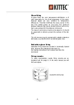 Предварительный просмотр 9 страницы Kittec X 100 S User Manual