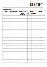 Preview for 12 page of Kittec X 100 S User Manual