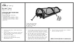 Предварительный просмотр 1 страницы Kiwi Camping Morepork 1 Swag Pitching Instructions