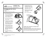 Предварительный просмотр 1 страницы Kiwi Camping Savanna Pod Pitching Instructions