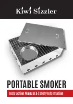 Kiwi Sizzler PORTABLE SMOKER Instruction Manual & Safety Information preview