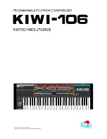 Preview for 1 page of Kiwi Technics KIWI-106 Manual