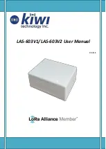 Kiwi Lora Alliance Member LAS-603V1 User Manual preview