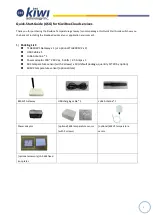 Preview for 3 page of Kiwi TLG8402V1 Quick Start Manual