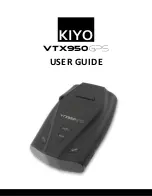 Kiyo VTX950GPS User Manual preview