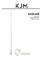 Preview for 1 page of KJM A430-AIS Installation Manual