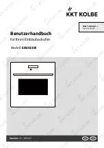 Preview for 1 page of KKT KOLBE EB8015W User Manual