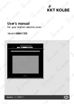 Предварительный просмотр 31 страницы KKT KOLBE EB8017ED User Manual