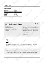 Preview for 22 page of KKT KOLBE EB9105ED User Manual