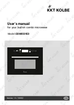 Предварительный просмотр 27 страницы KKT KOLBE EBM8501ED User Manual