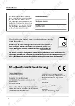 Preview for 6 page of KKT KOLBE GS60VI User Manual