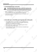 Preview for 22 page of KKT KOLBE GS60VI User Manual