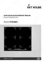 Preview for 27 page of KKT KOLBE IFZ592ED Instruction And Installation Manual