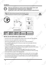 Предварительный просмотр 44 страницы KKT KOLBE IND290 Instruction And Installation Manual