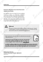 Preview for 4 page of KKT KOLBE IND5904FZ Instruction And Installation Manual