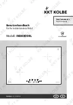 Preview for 1 page of KKT KOLBE IND8000RL Instruction And Installation Manual