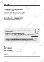 Предварительный просмотр 6 страницы KKT KOLBE IND8000RL Instruction And Installation Manual