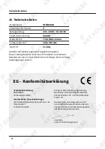 Preview for 30 page of KKT KOLBE IND8000RL Instruction And Installation Manual