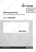 KKT KOLBE IND9020RL User Manual предпросмотр