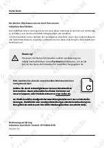 Предварительный просмотр 4 страницы KKT KOLBE KF5900IND-ED Instruction And Installation Manual