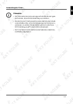 Preview for 13 page of KKT KOLBE KF5900IND-ED Instruction And Installation Manual