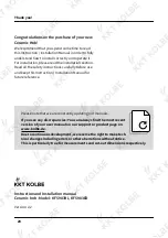 Preview for 28 page of KKT KOLBE KF5903ED Instruction And Installation Manual