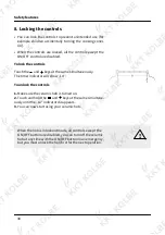 Preview for 38 page of KKT KOLBE KF5903ED Instruction And Installation Manual