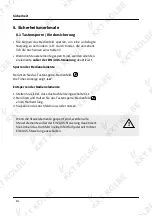 Preview for 14 page of KKT KOLBE KF592RL User Manual