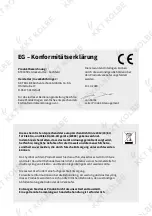 Предварительный просмотр 24 страницы KKT KOLBE KF9005RL Instruction And Installation Manual