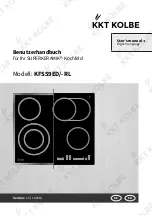 Preview for 1 page of KKT KOLBE KFS59ED/-RL Instruction And Installation Manual