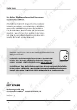 Preview for 4 page of KKT KOLBE KFS59ED/-RL Instruction And Installation Manual