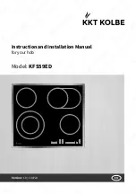 KKT KOLBE KFS59ED Instruction And Installation Manual preview