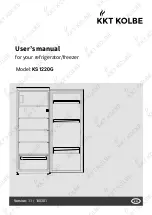 Preview for 21 page of KKT KOLBE KS1220G User Manual