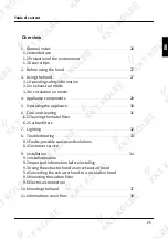 Preview for 25 page of KKT KOLBE Sinus Insel TC9 User Manual