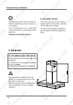 Предварительный просмотр 34 страницы KKT KOLBE Sinus Insel TC9 User Manual