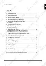 Preview for 5 page of KKT KOLBE SUPERKERAMIK KF290 Instruction And Installation Manual