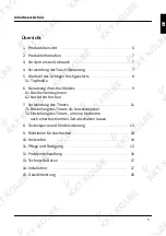 Preview for 5 page of KKT KOLBE SUPERKERAMIK KF292 Instruction And Installation Manual