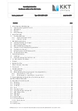 Preview for 2 page of KKT KPC 212-L-U/S Operating Instruction