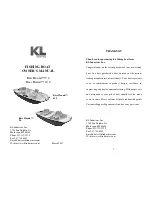 KL Industries Bass Hound 10.2 Owner'S Manual preview