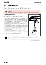 Preview for 12 page of Klafs 7824 Operating Instructions Manual