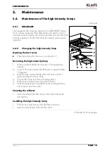 Preview for 13 page of Klafs 7824 Operating Instructions Manual