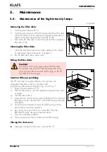 Preview for 14 page of Klafs 7824 Operating Instructions Manual