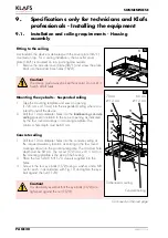 Preview for 20 page of Klafs 7824 Operating Instructions Manual