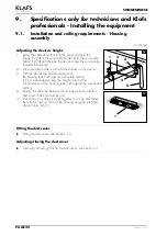 Preview for 22 page of Klafs 7824 Operating Instructions Manual