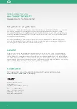 Preview for 2 page of KLAPP Skin Analyser Instruction Manual