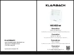 KLARBACH 4016572101706 Instruction Manual preview